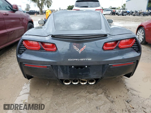 2014 Chevrolet Corvette 1LT with VIN 1G1YB2D74E5116031, listed as a Copart auction lot 74008254 with Not provided miles and Non repairable. Bid and sale history available at DreamBid. Image 6.