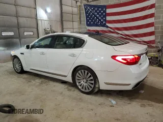 2015 Kia K900 Premium with VIN KNALU4D45F6025114, listed as a Copart auction lot 56259234 with 144,253 mi miles and Salvage Title. Bid and sale history available at carsss.com. Image 2.