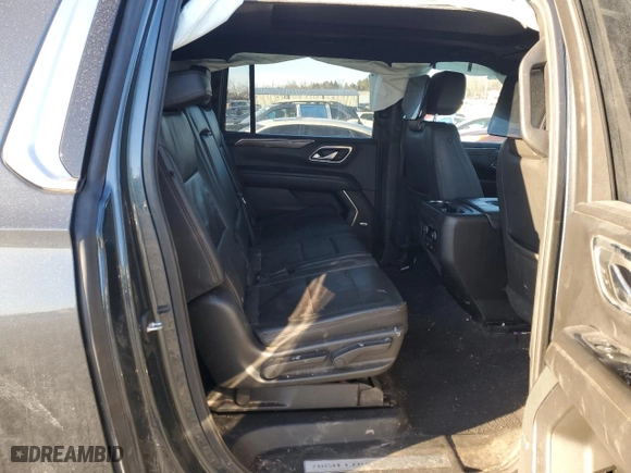 2021 Chevrolet Suburban High Country with VIN 1GNSKGKL0MR100370, listed as a Copart auction lot 42916425 with 100,541 mi miles and Salvage Title. Bid and sale history available at carsss.com. Image 11.