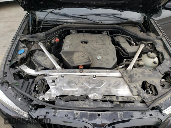 2021 BMW X3 sDrive30i with VIN 5UXTY3C07M9E82696, listed as a Copart auction lot 86355834 with 46,477 mi miles and Salvage Title. Bid and sale history available at carsss.com. Image 12.
