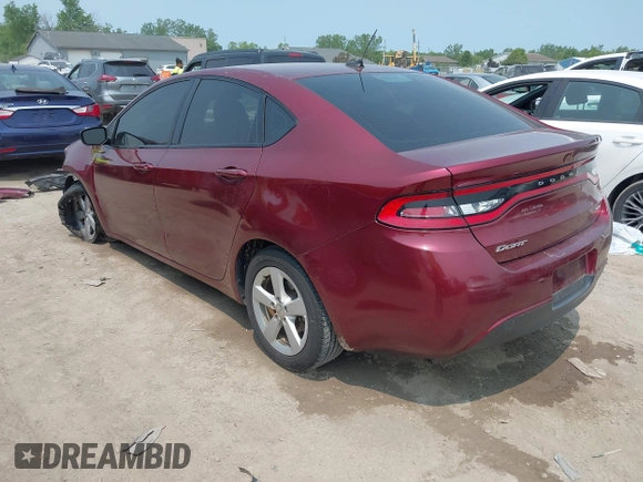 2015 Dodge Dart SXT with VIN 1C3CDFBB7FD300658, listed as a IAAI auction lot 42410609 with 101,987 mi miles and . Bid and sale history available at DreamBid. Image 3.