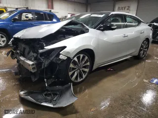 2023 Nissan Maxima Platinum with VIN 1N4AA6FV3PC504287, listed as a Copart auction lot 81470914 with 19,544 mi miles and Salvage Title. Bid and sale history available at carsss.com. Image 1.