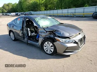 2021 Nissan Sentra S with VIN 3N1AB8BV5MY304641, listed as a Copart auction lot 52091315 with 37,319 mi miles and Salvage Title. Bid and sale history available at DreamBid. Image 10.