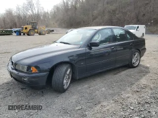 2002 BMW 5 Series 540iA with VIN WBADN63432GN85541, listed as a Copart auction lot 53723715 with 0 mi miles and Salvage Title. Bid and sale history available at carsss.com. Image 1.