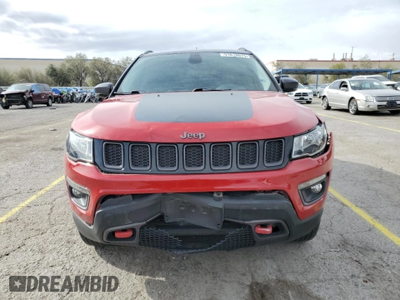 2017 Jeep Compass Trailhawk z VIN 3C4NJDDB8HT668097, wystawiony jako Copart lot #51618075 z przebiegiem 70 612 mil mil oraz Szkoda całkowita • Salvage title. Historia ofert i sprzedaży dostępna na DreamBid. Obrazek 5.