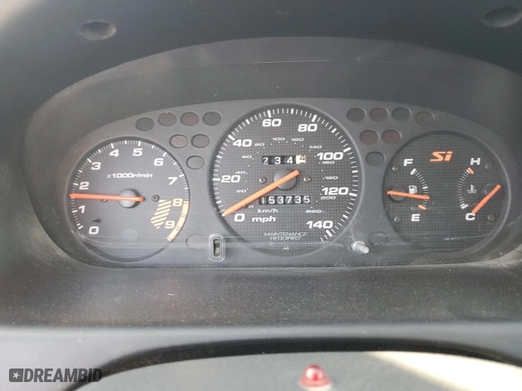 1999 Honda Civic Si with VIN 1HGEM1159XL096151, listed as a Copart auction lot 74804884 with 153,735 mi miles and Salvage Title. Bid and sale history available at carsss.com. Image 9.