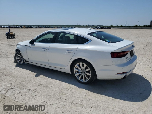 2018 Audi A5 Sportback Premium Plus z VIN WAUBNCF55JA098546, wystawiony jako Copart lot #52731175 z przebiegiem 39 029 mil mil oraz Szkoda całkowita • Salvage title. Historia ofert i sprzedaży dostępna na DreamBid. Obrazek 2.