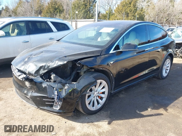 2018 Tesla Model X 75D with VIN 5YJXCDE44JF091690, listed as a IAAI auction lot 41585617 with 128,826 mi miles and . Bid and sale history available at DreamBid. Image 20.