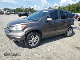 2011 Honda CR-V EX-L with VIN 5J6RE4H73BL047634, listed as a Copart auction lot 64301985 with 81,999 mi miles and Salvage title. Bid and sale history available at DreamBid. Image 1.