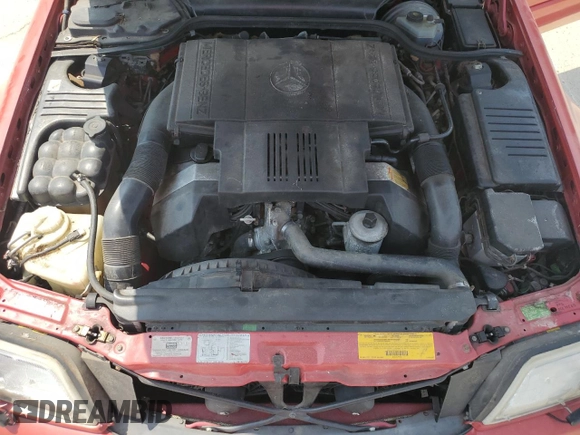 1994 Mercedes-Benz SL 5.0L with VIN WDBFA67E6RF092705, listed as a Copart auction lot 60880965 with 96,690 mi miles and Clean title. Bid and sale history available at DreamBid. Image 11.