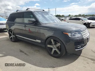 2016 Land Rover Range Rover HSE with VIN SALGS2KF8GA305278, listed as a Copart auction lot 56180355 with 128,205 mi miles and Clean title. Bid and sale history available at DreamBid. Image 4.