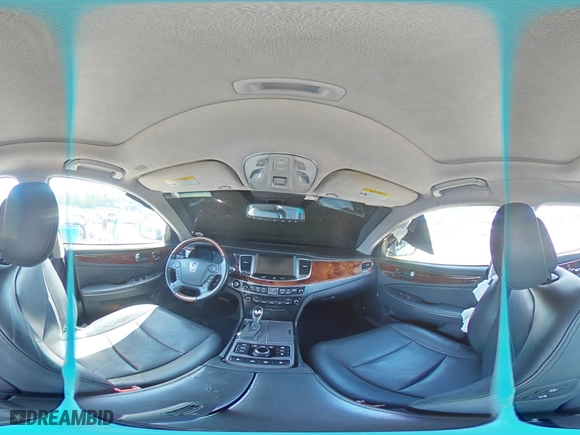 2016 Hyundai Equus Signature with VIN KMHGH4JH8GU106276, listed as a Copart auction lot 61636574 with NaN miles and Salvage Title. Bid and sale history available at carsss.com. Image 13.