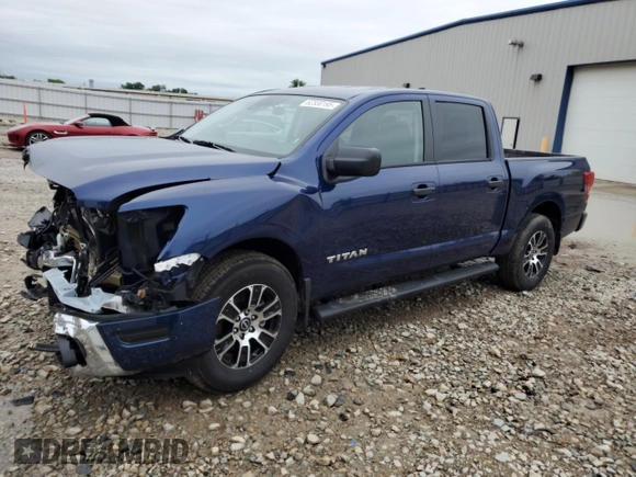 2024 Nissan Titan SV with VIN 1N6AA1EC8RN111919, listed as a Copart auction lot 62330195 with 1,866 mi miles and Salvage title. Bid and sale history available at DreamBid. Image 1.