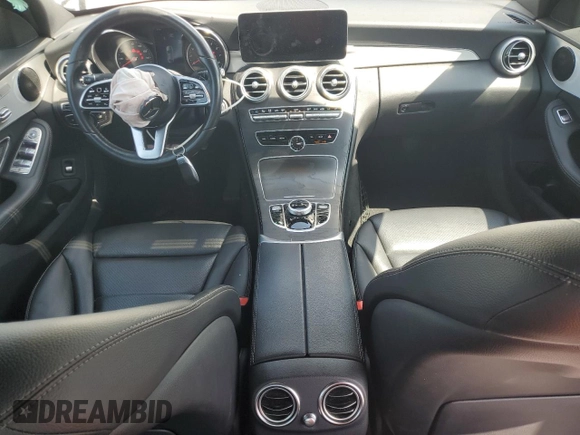 2019 Mercedes-Benz C 300 with VIN 55SWF8DB6KU296308, listed as a Copart auction lot 59987475 with 52,187 mi miles and Salvage title. Bid and sale history available at DreamBid. Image 8.
