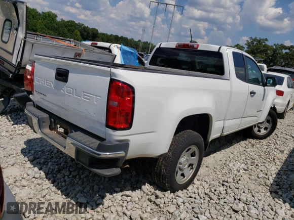 2021 Chevrolet Colorado 2WD Work Truck with VIN 1GCHSBEA5M1123934, listed as a Copart auction lot 68053914 with 75,136 mi miles and Salvage title. Bid and sale history available at DreamBid. Image 3.