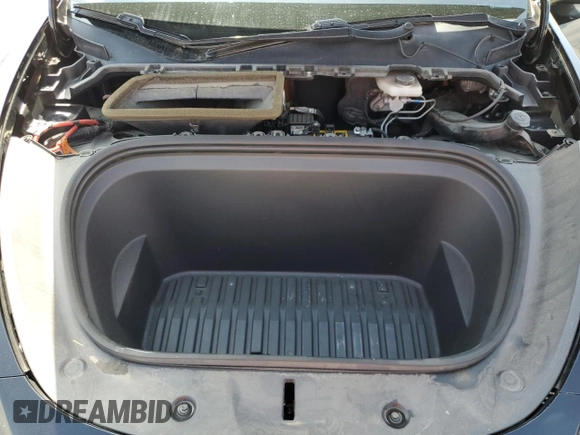 2020 Tesla Model Y Long Range with VIN 5YJYGDEE6LF051549, listed as a Copart auction lot 55063805 with 77,861 mi miles and Salvage Title. Bid and sale history available at DreamBid. Image 12.