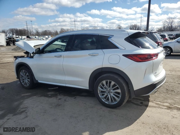 2024 Infiniti QX50 LUXE with VIN 3PCAJ5BB1RF104136, listed as a Copart auction lot 47448215 with 521 mi miles and Salvage Title. Bid and sale history available at carsss.com. Image 2.