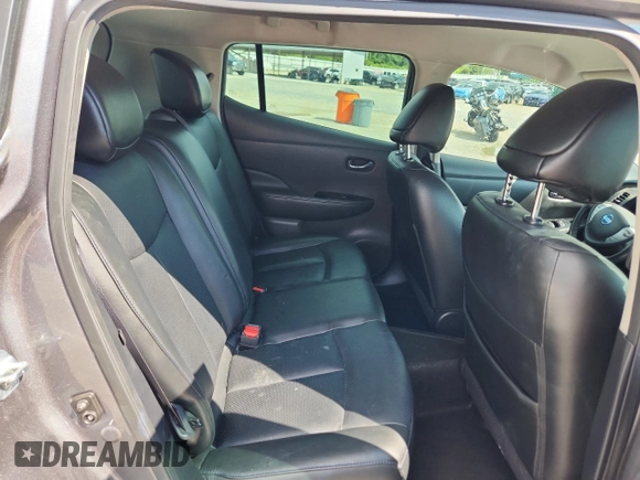 2017 Nissan LEAF SV with VIN 1N4BZ0CP1HC302162, listed as a Copart auction lot 62365315 with 60,281 mi miles and Salvage title. Bid and sale history available at DreamBid. Image 10.