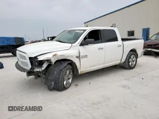 2013 Ram 1500 Big Horn with VIN 1C6RR7LT7DS517020, listed as a Copart auction lot 53789395 with 106,105 mi miles and Salvage title. Bid and sale history available at DreamBid. Image 1.