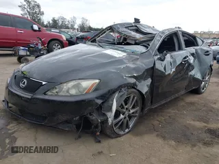 2008 Lexus IS 250 with VIN JTHBK262885063965, listed as a IAAI auction lot 42053343 with 194,758 mi miles. Bid and sale history available at carsss.com. Image 16.