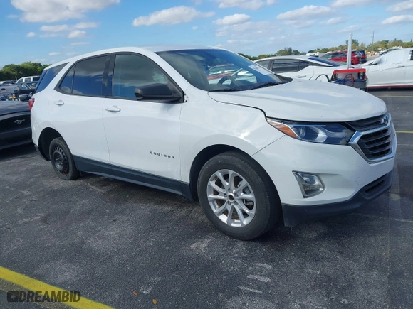 2019 Chevrolet Equinox LS with VIN 2GNAXHEV9K6237980, listed as a IAAI auction lot 41265515 with 84,437 mi miles. Bid and sale history available at carsss.com. Image 1.