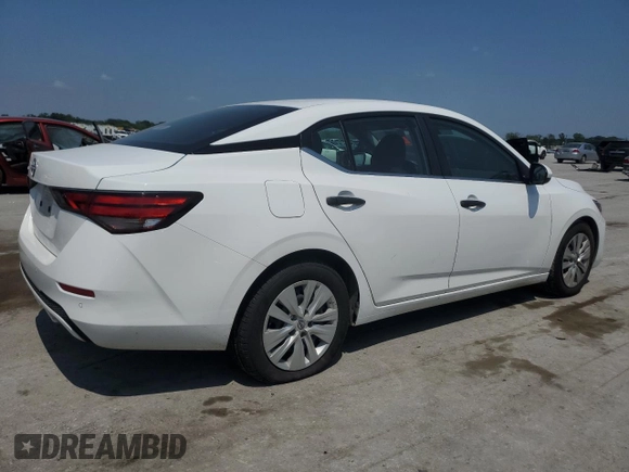 2024 Nissan Sentra S with VIN 3N1AB8BV4RY290867, listed as a Copart auction lot 59230865 with 61,564 mi miles and Salvage title. Bid and sale history available at DreamBid. Image 3.
