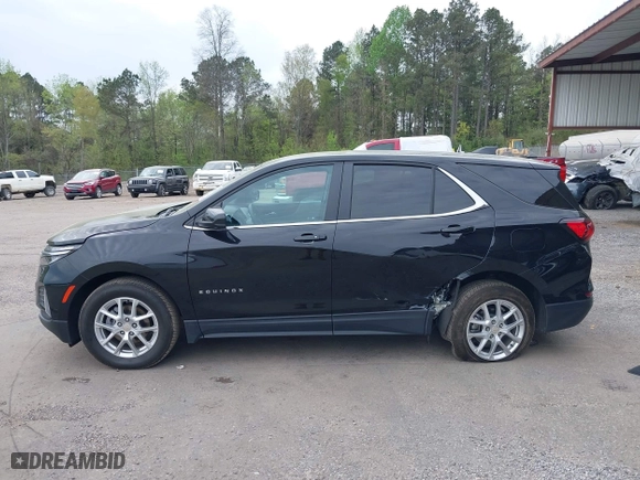2023 Chevrolet Equinox LT with VIN 3GNAXUEGXPL262836, listed as a IAAI auction lot 41897111 with 46,179 mi miles. Bid and sale history available at carsss.com. Image 14.