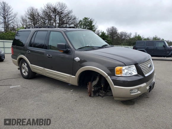 2006 Ford Expedition Eddie Bauer with VIN 1FMFU18596LA16723, listed as a Copart auction lot 64029965 with 152,012 mi miles and Salvage title. Bid and sale history available at DreamBid. Image 4.