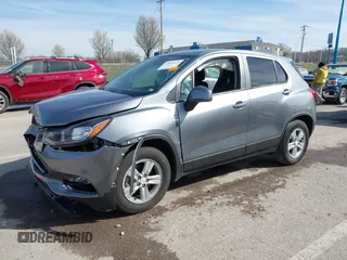 2020 Chevrolet Trax LS with VIN 3GNCJKSBXLL230292, listed as a IAAI auction lot 41852444 with 109,971 mi miles and . Bid and sale history available at carsss.com. Image 19.