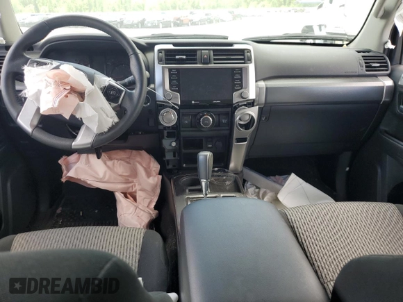 2023 Toyota 4Runner SR5 with VIN JTEEU5JR9P5286816, listed as a Copart auction lot 55596685 with Not provided miles and Salvage title. Bid and sale history available at DreamBid. Image 8.