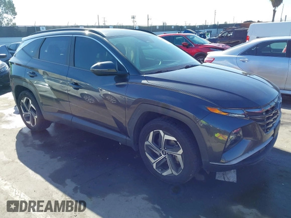 2022 Hyundai Tucson SEL with VIN 5NMJCCAEXNH061242, listed as a IAAI auction lot 41866145 with 63,501 mi miles and . Bid and sale history available at carsss.com. Image 1.