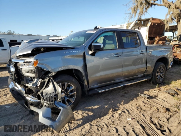 2023 Chevrolet Silverado 1500 LT with VIN 2GCPACED5P1140116, listed as a Copart auction lot 82155384 with 11,676 mi miles and Salvage Title. Bid and sale history available at DreamBid. Image 1.