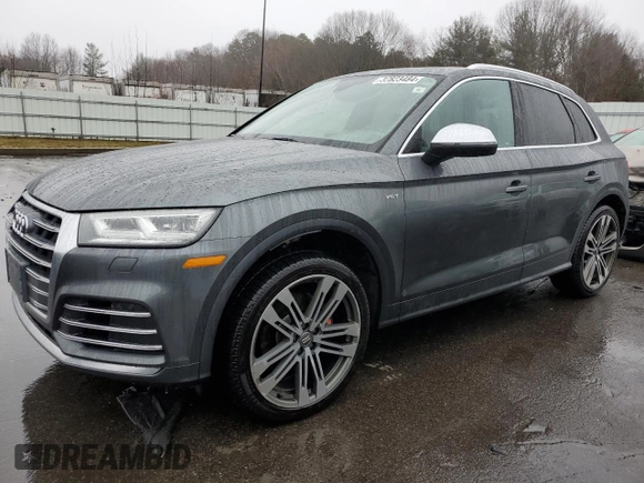 2018 Audi SQ5 Premium Plus with VIN WA1A4AFY1J2006305, listed as a Copart auction lot 37823484 with 98,000 mi miles and . Bid and sale history available at DreamBid. Image 1.