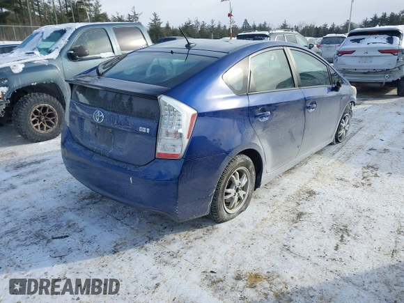 2011 Toyota Prius I with VIN JTDKN3DU8B1359456, listed as a IAAI auction lot 41380670 with 18,348 mi miles and . Bid and sale history available at DreamBid. Image 4.