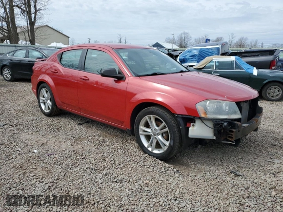 2014 Dodge Avenger SE with VIN 1C3CDZAB0EN166815, listed as a Copart auction lot 53706095 with 136,343 mi miles and Salvage Title. Bid and sale history available at carsss.com. Image 4.
