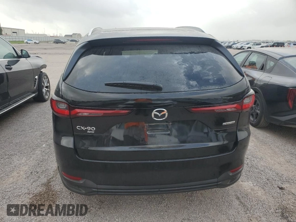 2024 Mazda CX-90 Preferred Plus with VIN JM3KKCHD1R1123218, listed as a Copart auction lot 51512795 with 36,951 mi miles and Salvage Title. Bid and sale history available at DreamBid. Image 6.