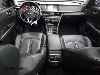 2017 Kia Optima EX with VIN 5XXGU4L39HG154393, listed as a Copart auction lot 60122115 with 89,728 mi miles and Salvage title. Bid and sale history available at DreamBid. Image 8.