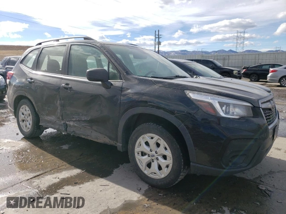 2019 Subaru Forester with VIN JF2SKACC0KH497992, listed as a Copart auction lot 46787385 with 96,839 mi miles and Salvage Title. Bid and sale history available at carsss.com. Image 4.