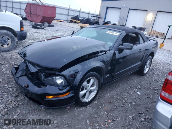 2008 Ford Mustang GT Deluxe with VIN 1ZVHT85H085120710, listed as a Copart auction lot 81685414 with 88,026 mi miles and Salvage Title. Bid and sale history available at DreamBid. Image 1.