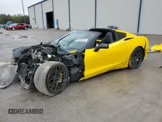2014 Chevrolet Corvette Z51 2LT with VIN 1G1YJ2D76E5100805, listed as a Copart auction lot 86692374 with Not provided miles and Salvage title. Bid and sale history available at DreamBid. Image 1.