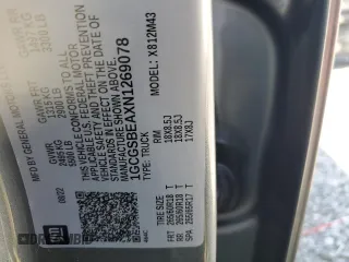 2022 Chevrolet Colorado 2WD Work Truck с VIN 1GCGSBEAXN1269078, выставлен на аукционе Copart как лот 56938445 с пробегом 20 674 миль миль и Списание • Salvage title. История ставок и продаж доступна на DreamBid. Изображение 12.