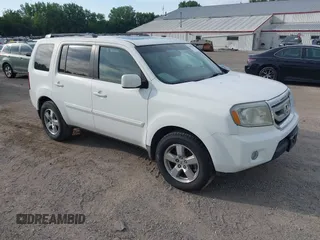 2009 Honda Pilot EX-L with VIN 5FNYF385X9B017065, listed as a IAAI auction lot 42693306 with 169,467 mi miles and . Bid and sale history available at DreamBid. Image 1.