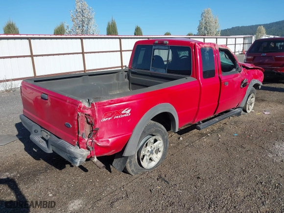 2003 Ford Ranger XL Fleet with VIN 1FTZR45E33PA22384, listed as a IAAI auction lot 42047433 with 195,822 mi miles. Bid and sale history available at carsss.com. Image 4.