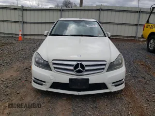 2012 Mercedes-Benz C 300 Sport with VIN WDDGF8BB4CA707133, listed as a Copart auction lot 53494475 with 185,246 mi miles and Salvage Title. Bid and sale history available at DreamBid. Image 5.