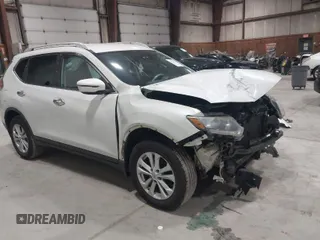 2016 Nissan Rogue SV with VIN KNMAT2MV6GP654743, listed as a IAAI auction lot 41836418 with 171,889 mi miles. Bid and sale history available at carsss.com. Image 1.