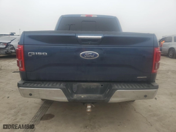 2016 Ford F-150 XLT with VIN 1FTEW1EF2GFA57606, listed as a Copart auction lot 44075235 with 150,495 mi miles and Salvage Title. Bid and sale history available at carsss.com. Image 6.