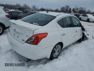 2014 Nissan Versa S Plus with VIN 3N1CN7AP0EL836424, listed as a Copart auction lot 44212955 with 74,758 mi miles and Salvage Title. Bid and sale history available at DreamBid. Image 3.