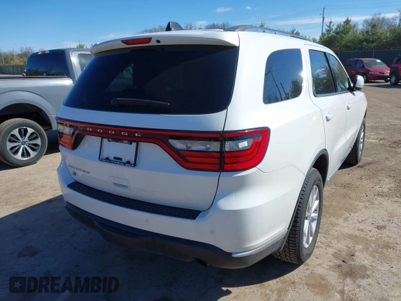2019 Dodge Durango SXT Plus with VIN 1C4RDJAG8KC739065, listed as a IAAI auction lot 41888265 with 115,916 mi miles and . Bid and sale history available at DreamBid. Image 4.