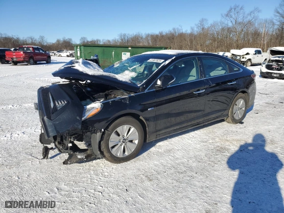 2019 Hyundai Sonata Hybrid SE with VIN KMHE24L33KA091125, listed as a Copart auction lot 41567625 with 148,197 mi miles and Salvage Title. Bid and sale history available at carsss.com. Image 1.
