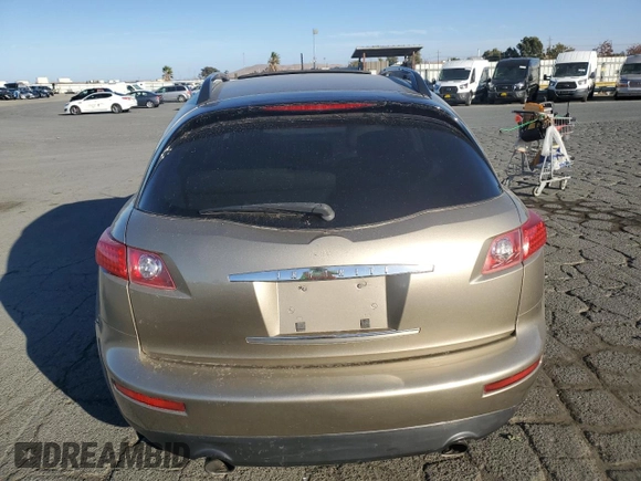 2004 Infiniti FX35 with VIN JNRAS08W94X201092, listed as a Copart auction lot 79735364 with 248,646 mi miles and Salvage Title. Bid and sale history available at carsss.com. Image 6.